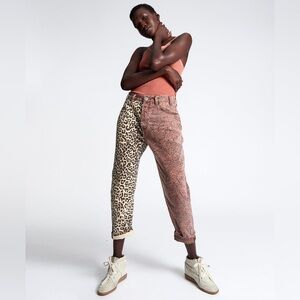 NWT One Teaspoon Bandits Low Waist Boyfriend Denim Jeans -‎ Animal Saga Size 28